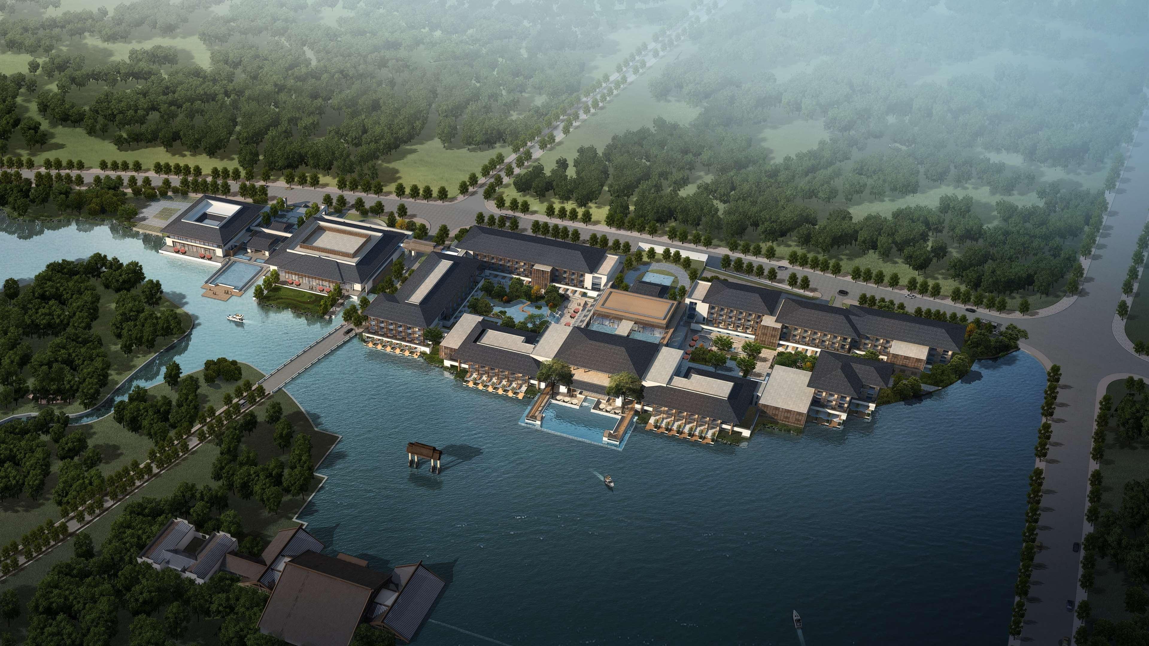 Hilton Shanghai Songjiang Guangfulin מראה חיצוני תמונה